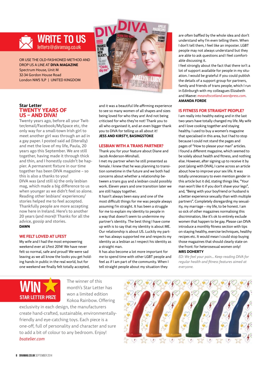 DIVA Magazine Preview Pages