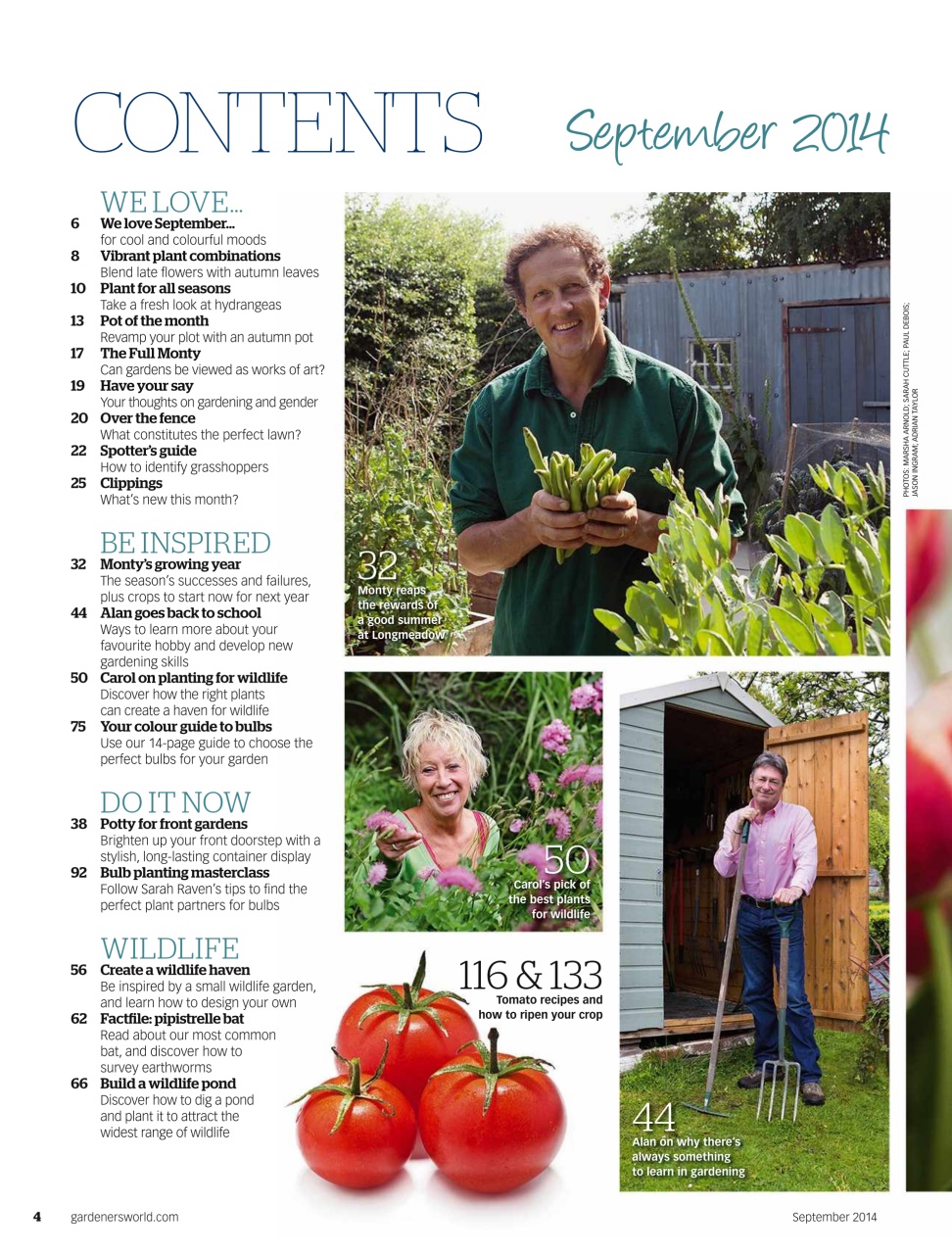 BBC Gardeners’ World Magazine Preview Pages