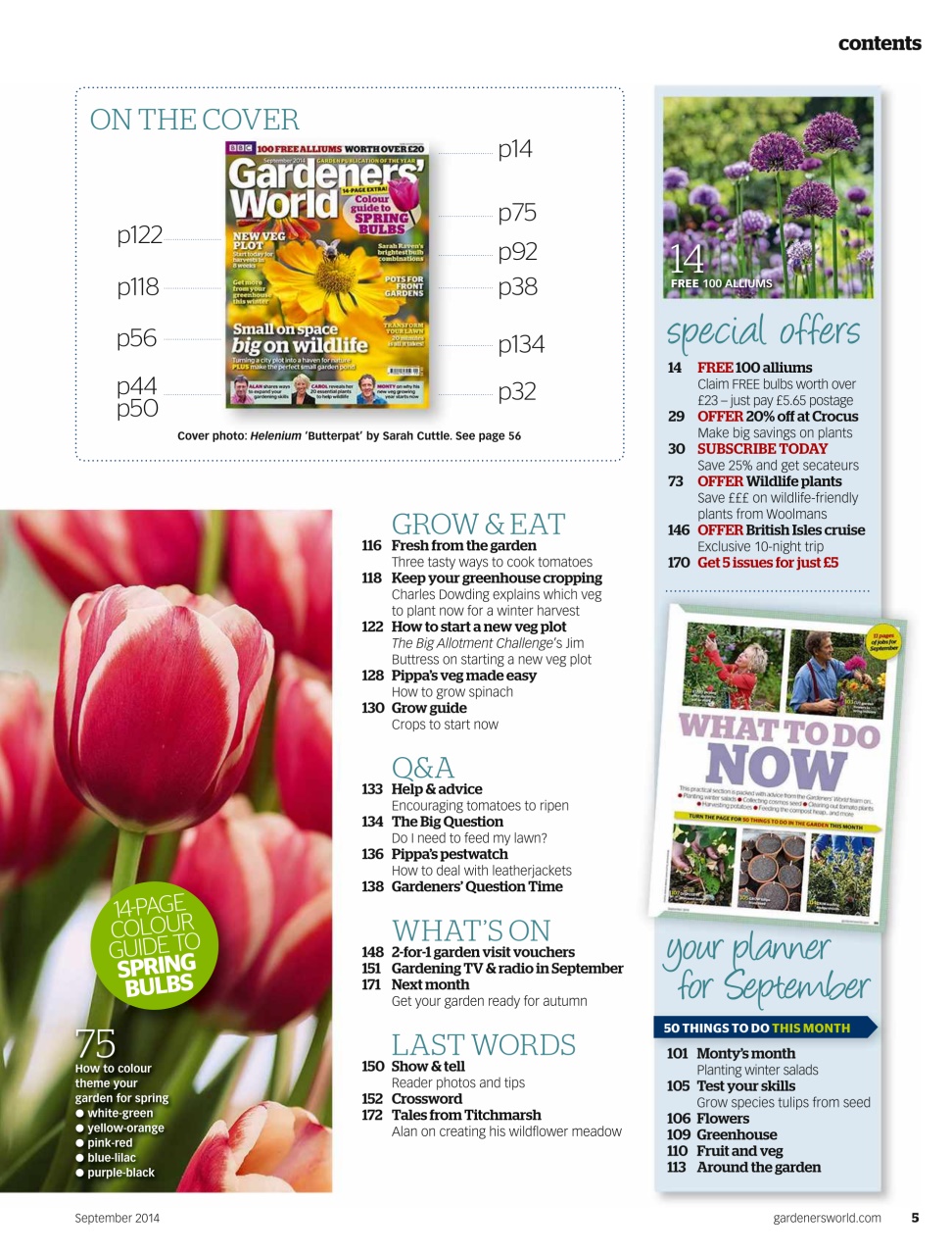 BBC Gardeners’ World Magazine Preview Pages