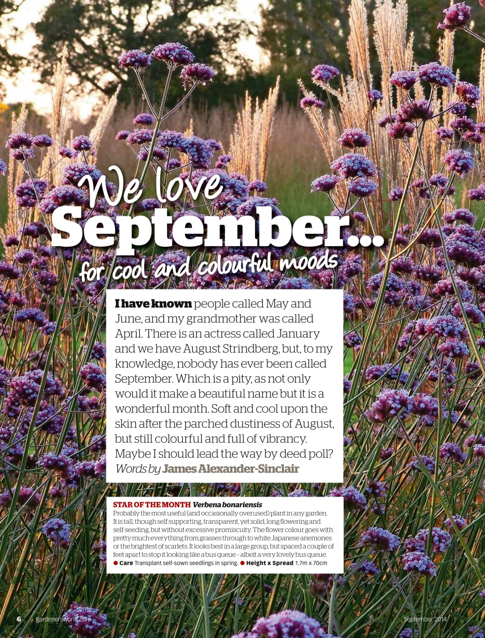 BBC Gardeners’ World Magazine Preview Pages
