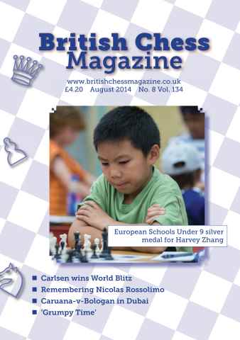British Chess Magazine issue August 2014