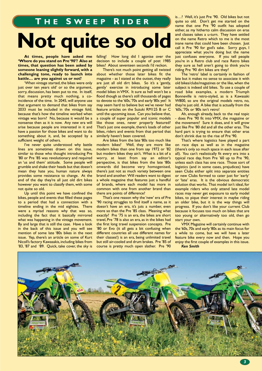 VMX Magazine Preview Pages