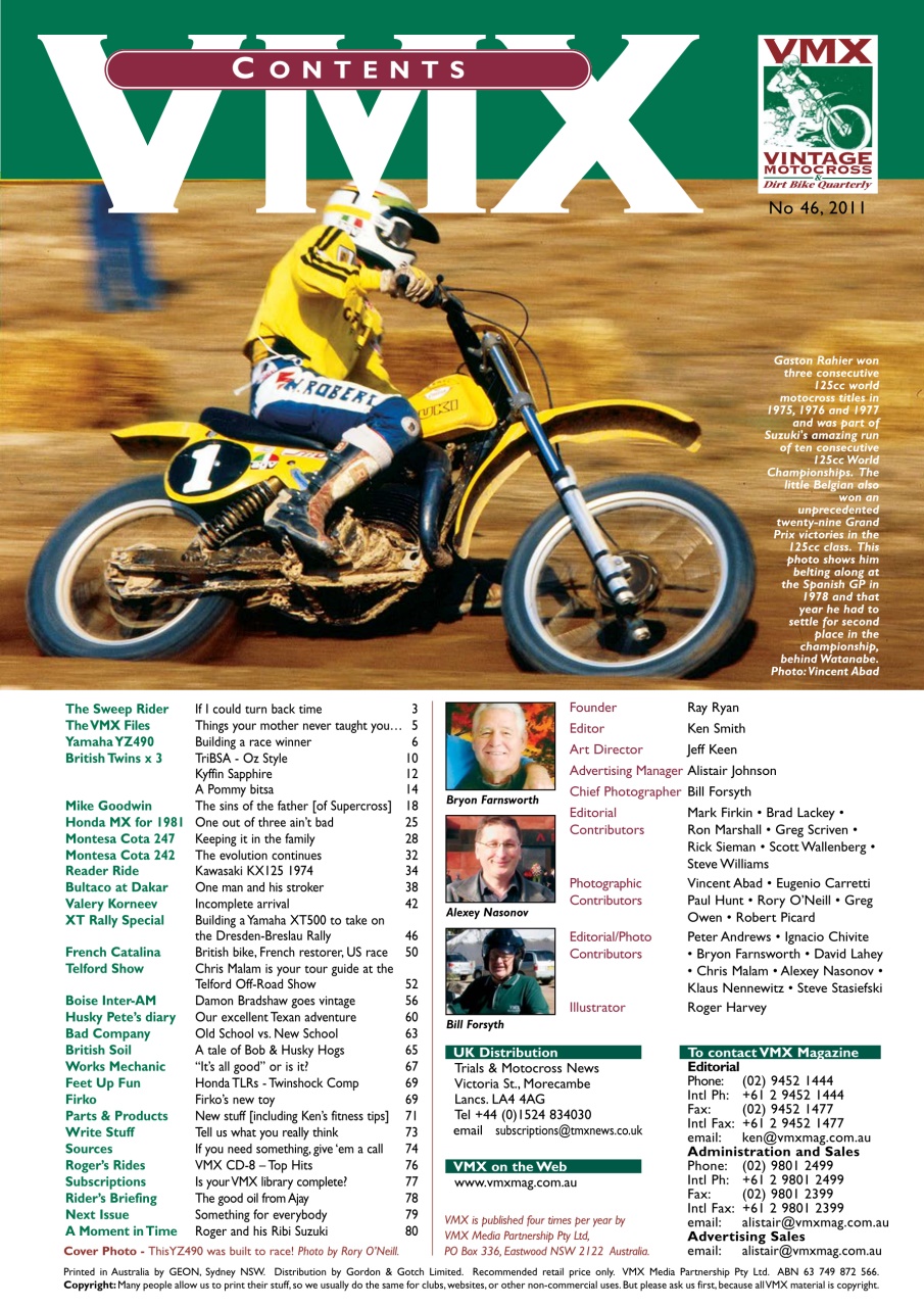 VMX Magazine Preview Pages