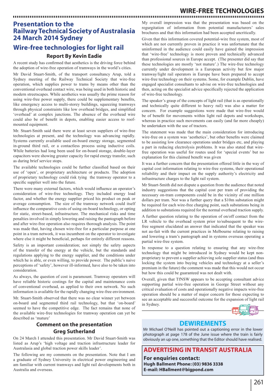 Transit Australia Preview Pages