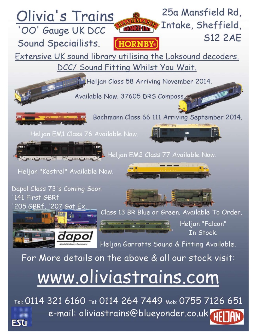 Rail Express Preview Pages