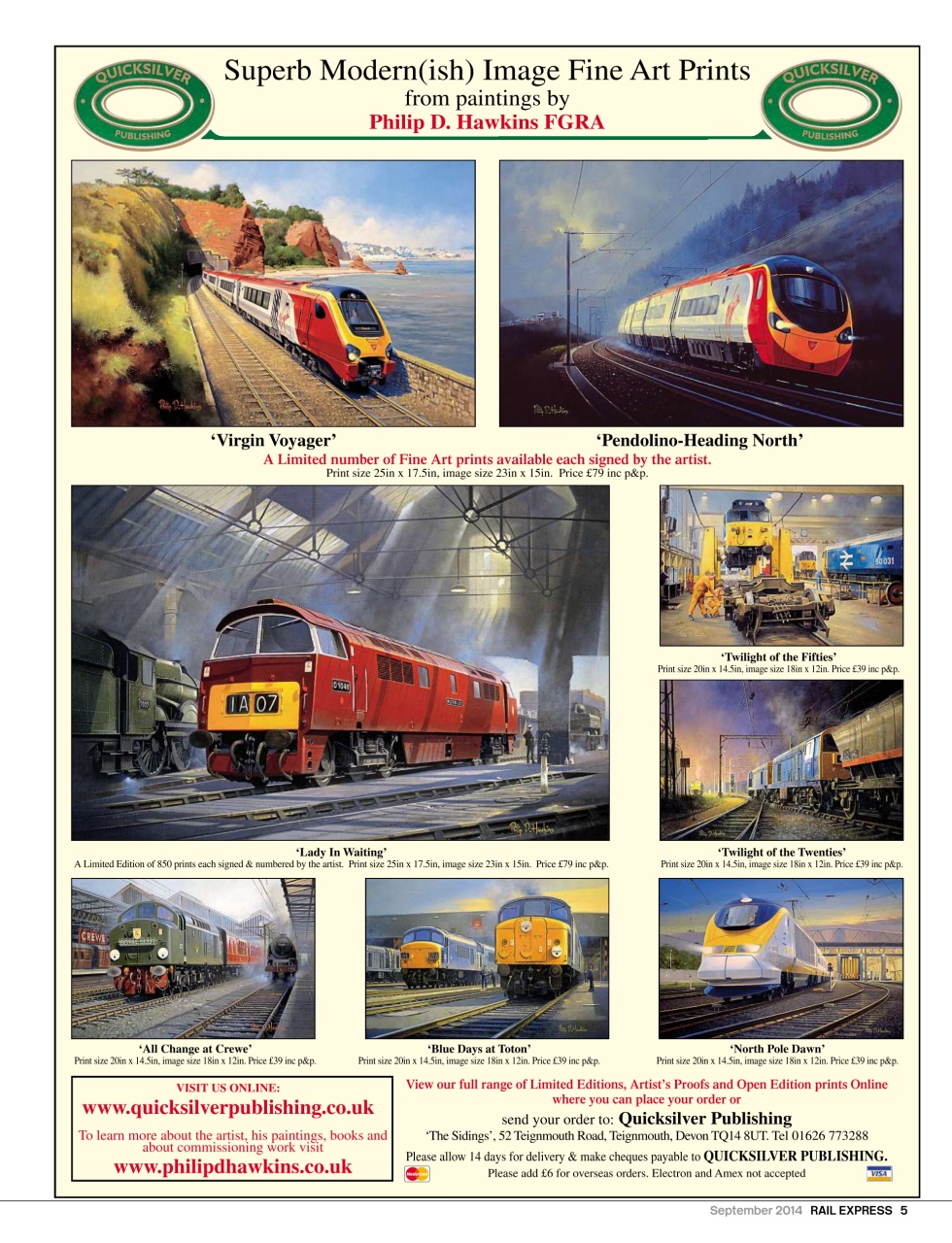 Rail Express Preview Pages