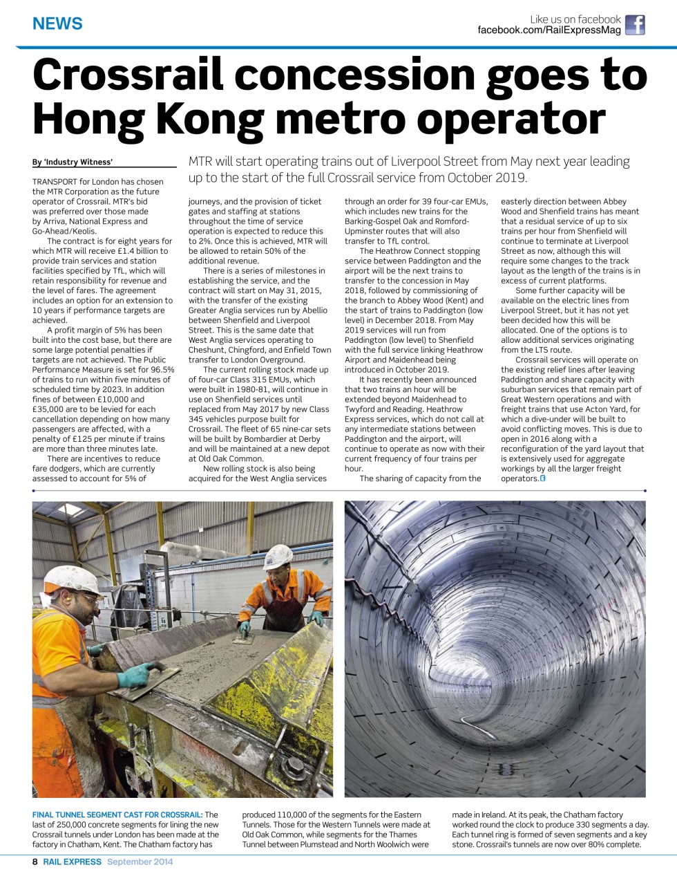 Rail Express Preview Pages