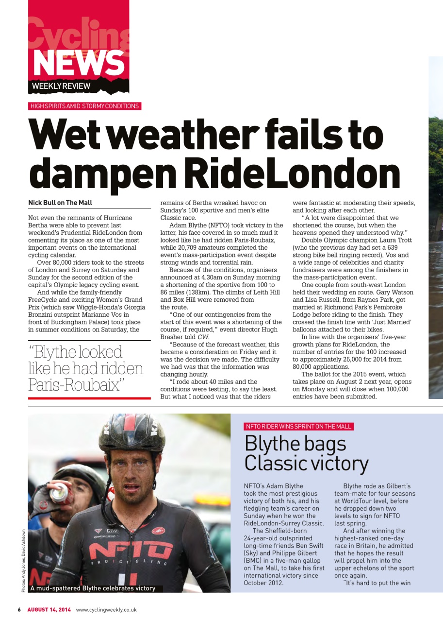 Cycling Weekly Preview Pages