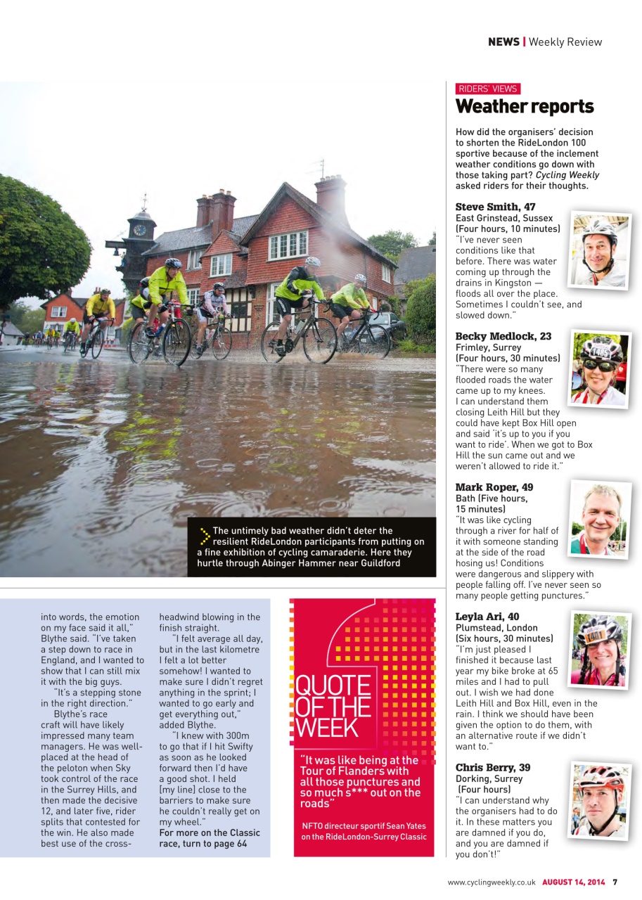 Cycling Weekly Preview Pages