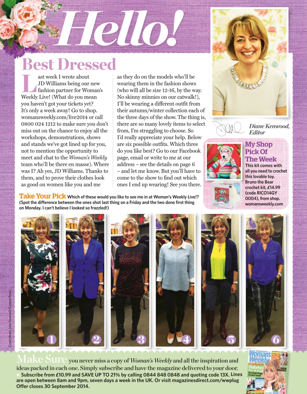 Woman's Weekly Preview Pages