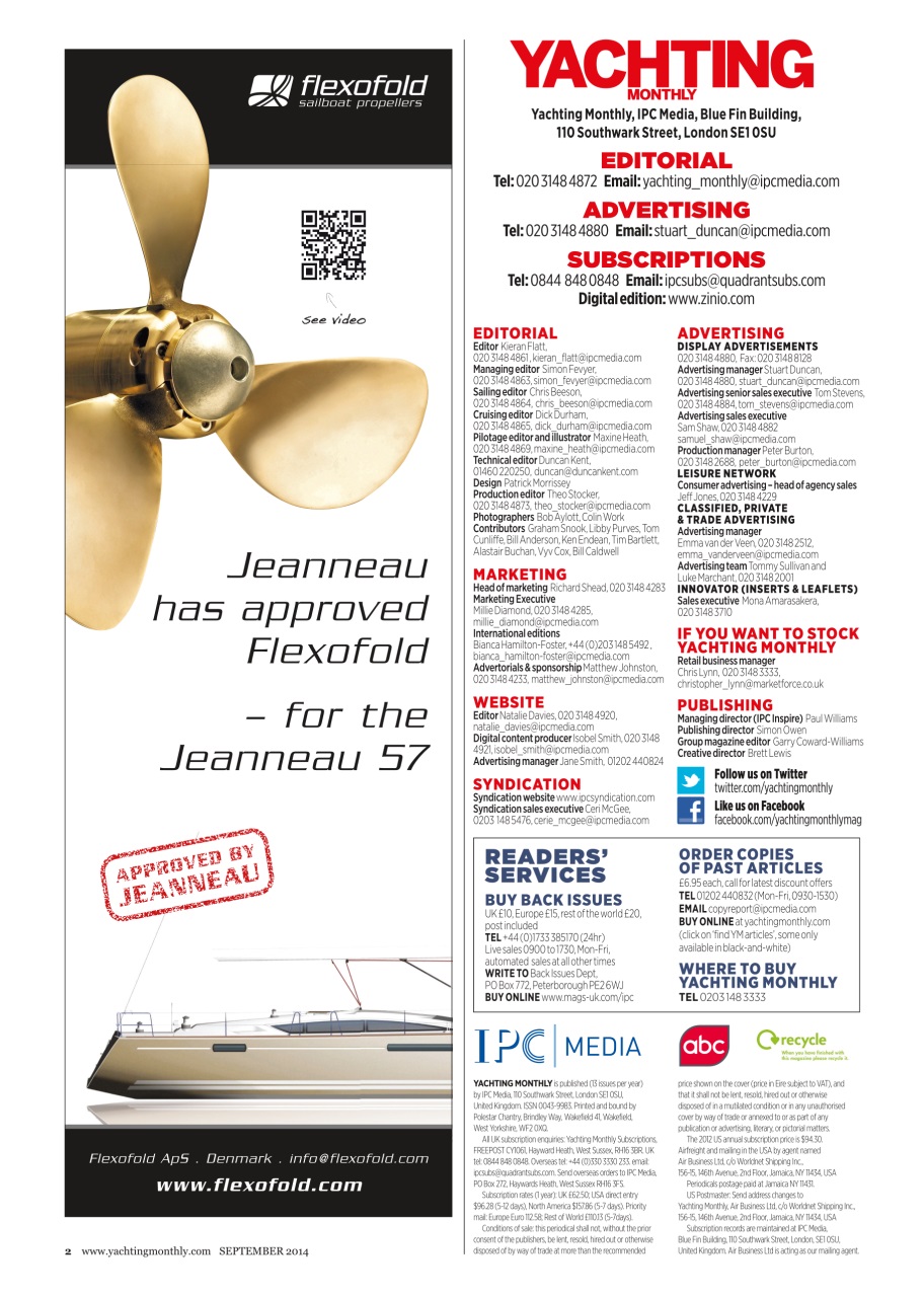 Yachting Monthly Preview Pages