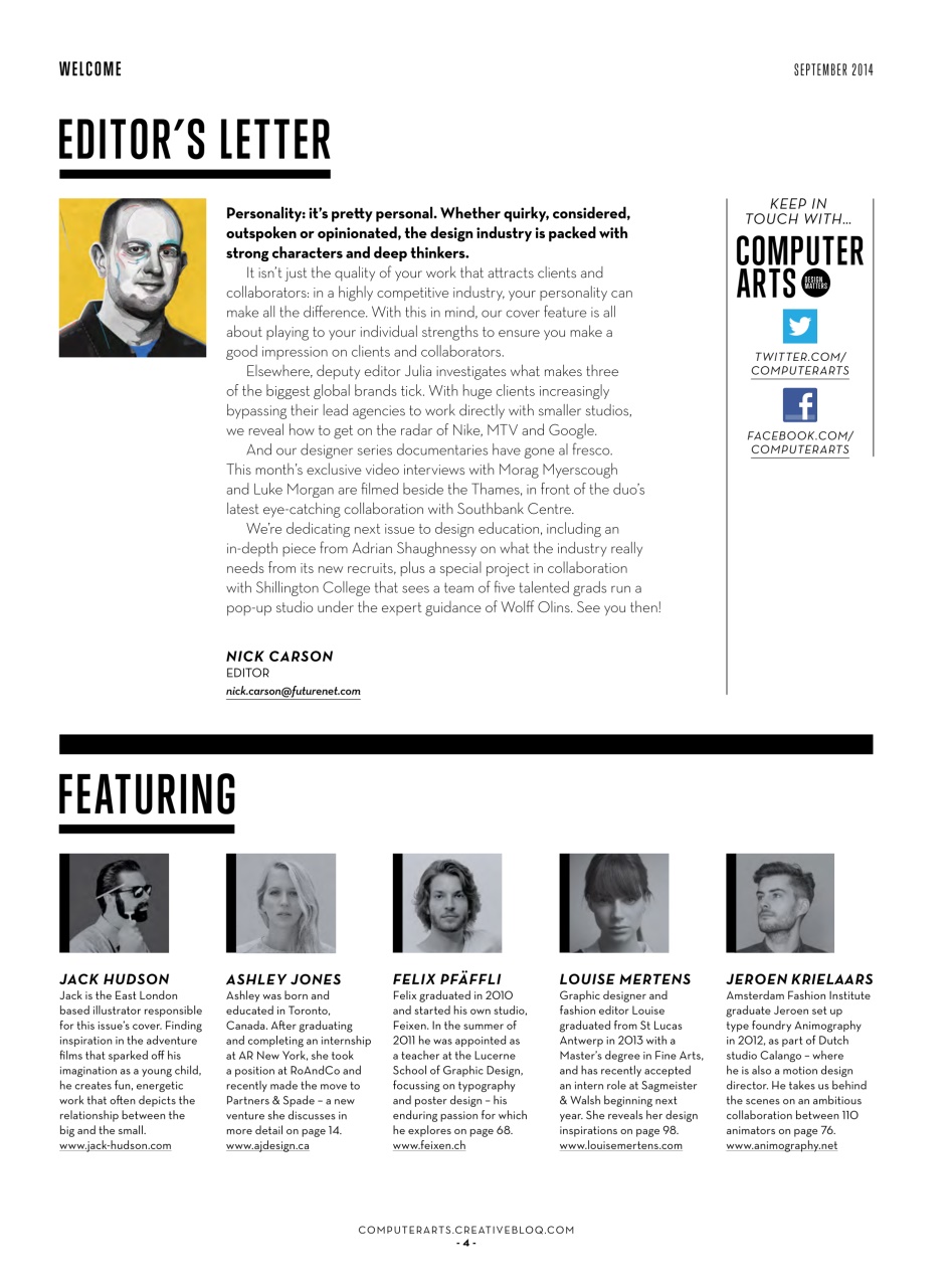 Computer Arts Preview Pages