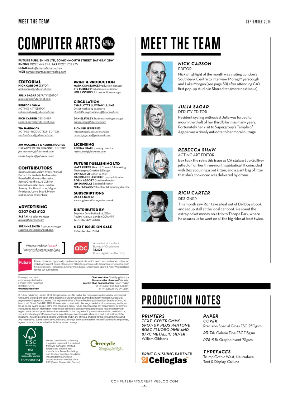 Computer Arts Preview Pages