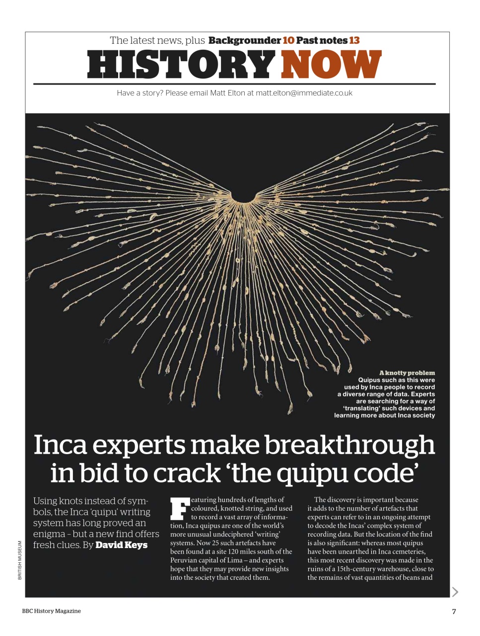 BBC History Magazine Preview Pages