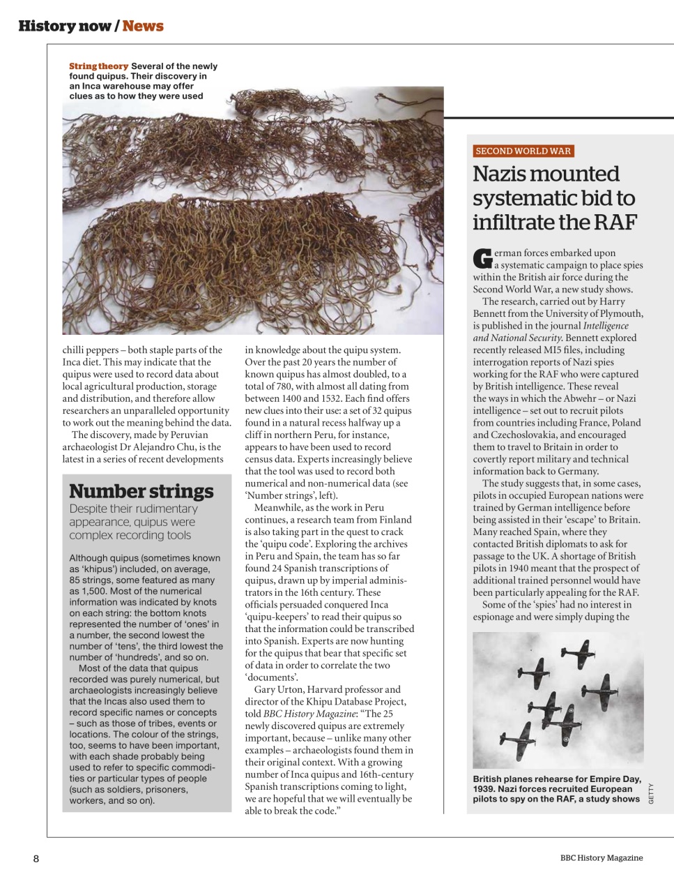 BBC History Magazine Preview Pages