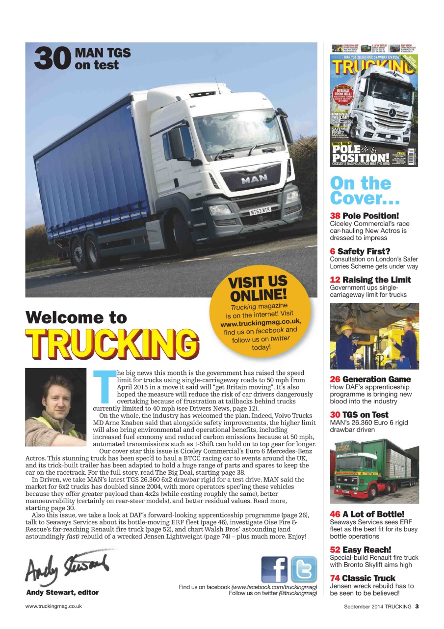 Trucking Magazine Preview Pages