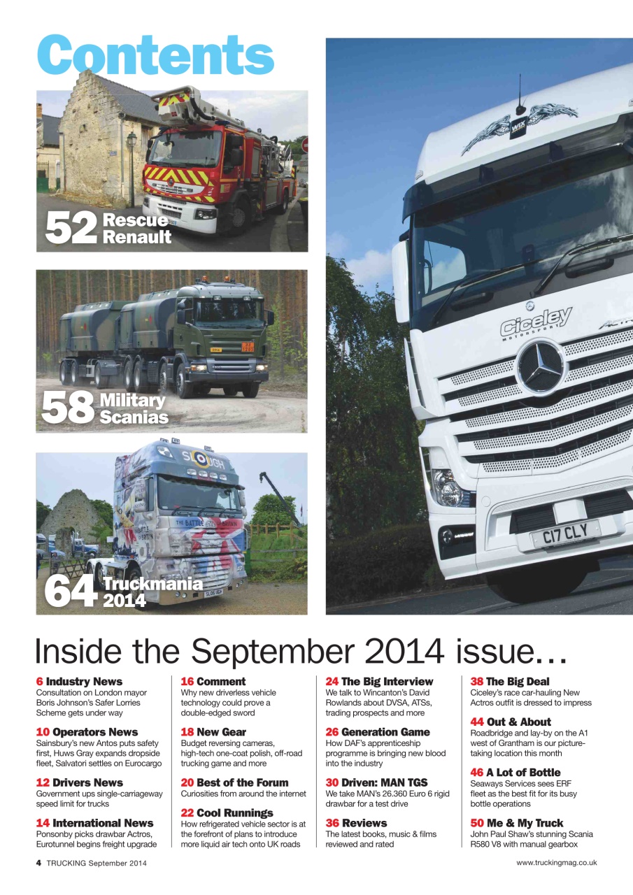 Trucking Magazine Preview Pages