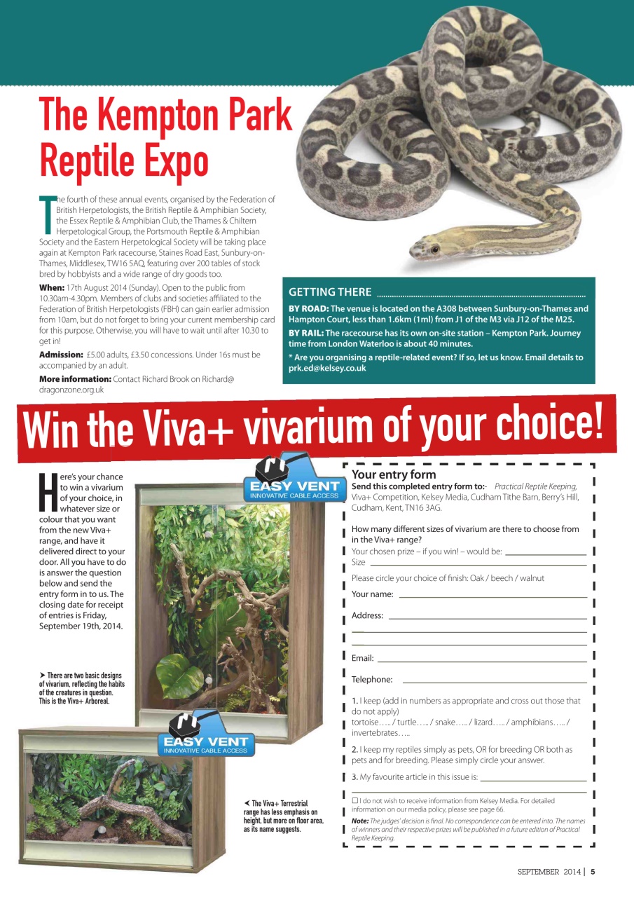 Practical Reptile Keeping Preview Pages