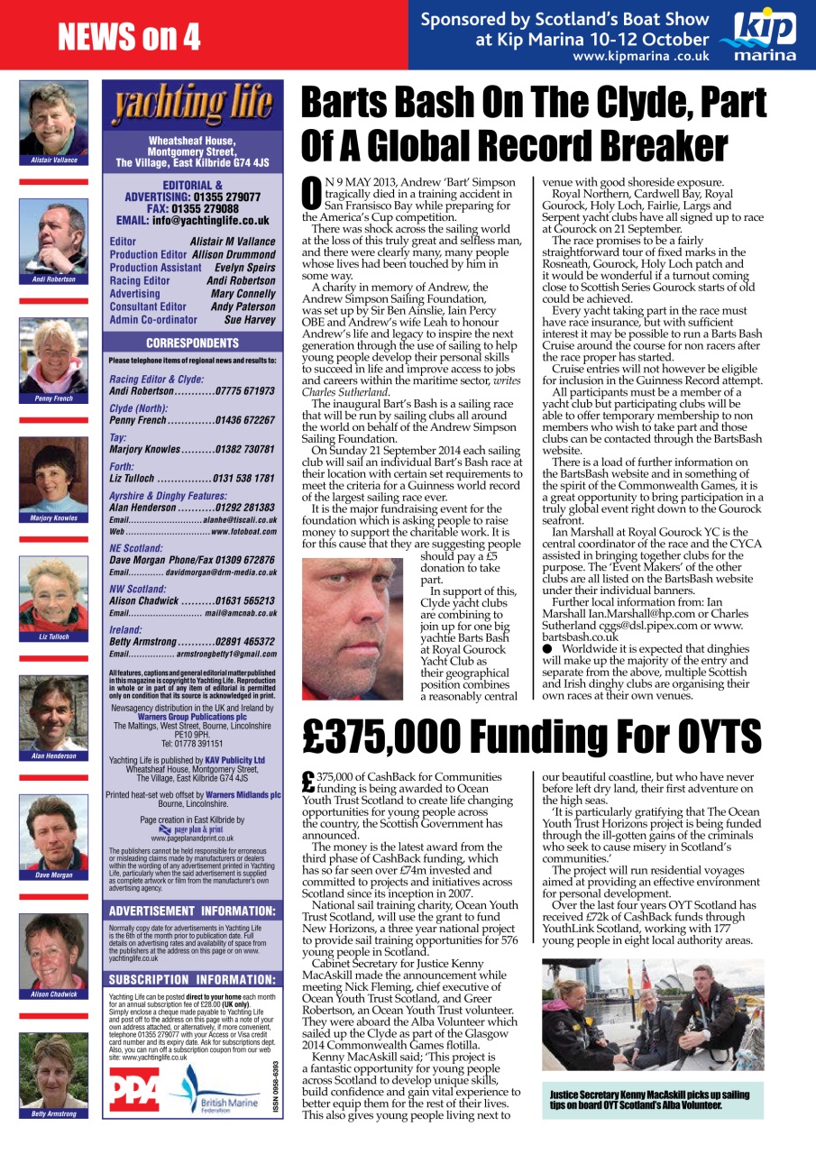 Yachting Life Preview Pages