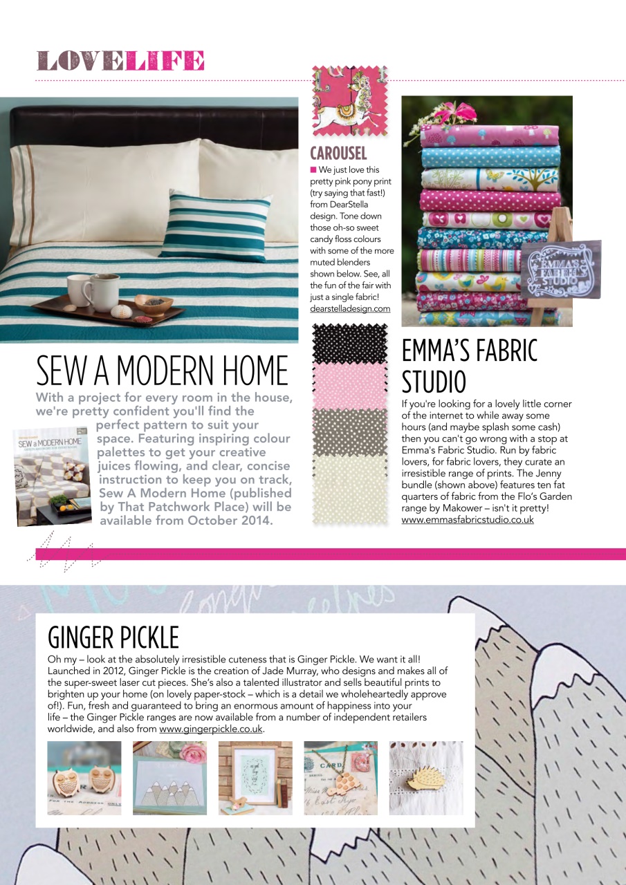 Love Patchwork & Quilting Preview Pages