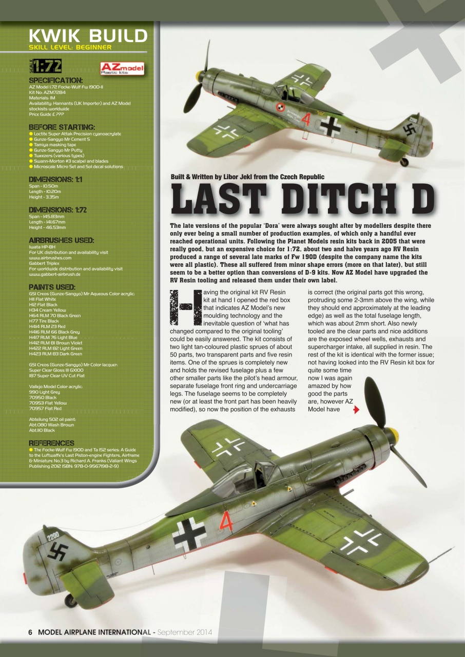 Model Airplane International Preview Pages