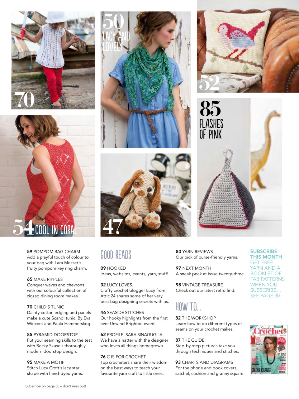 Simply Crochet Preview Pages