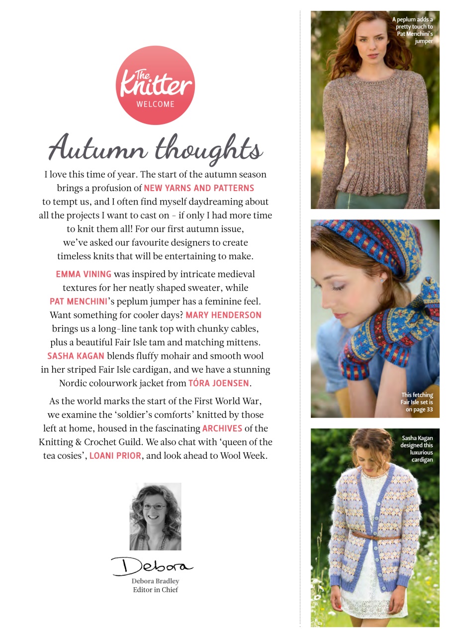 The Knitter Preview Pages