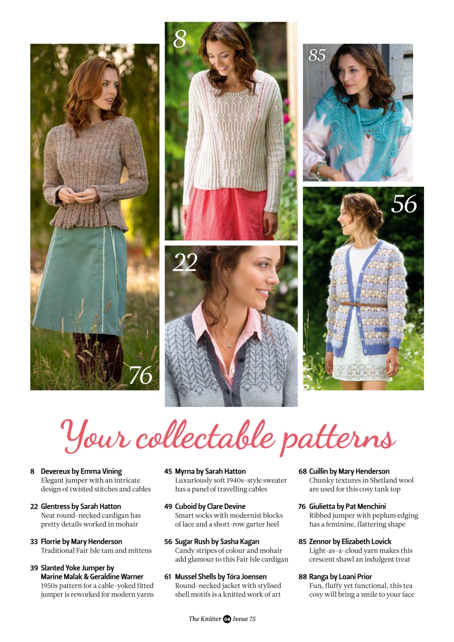The Knitter Preview Pages