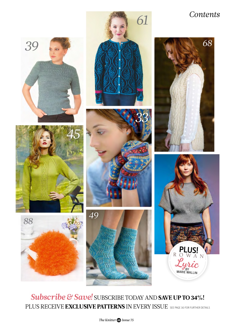 The Knitter Preview Pages