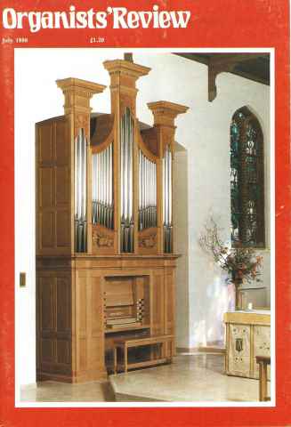 Organists' Review issue July 1988