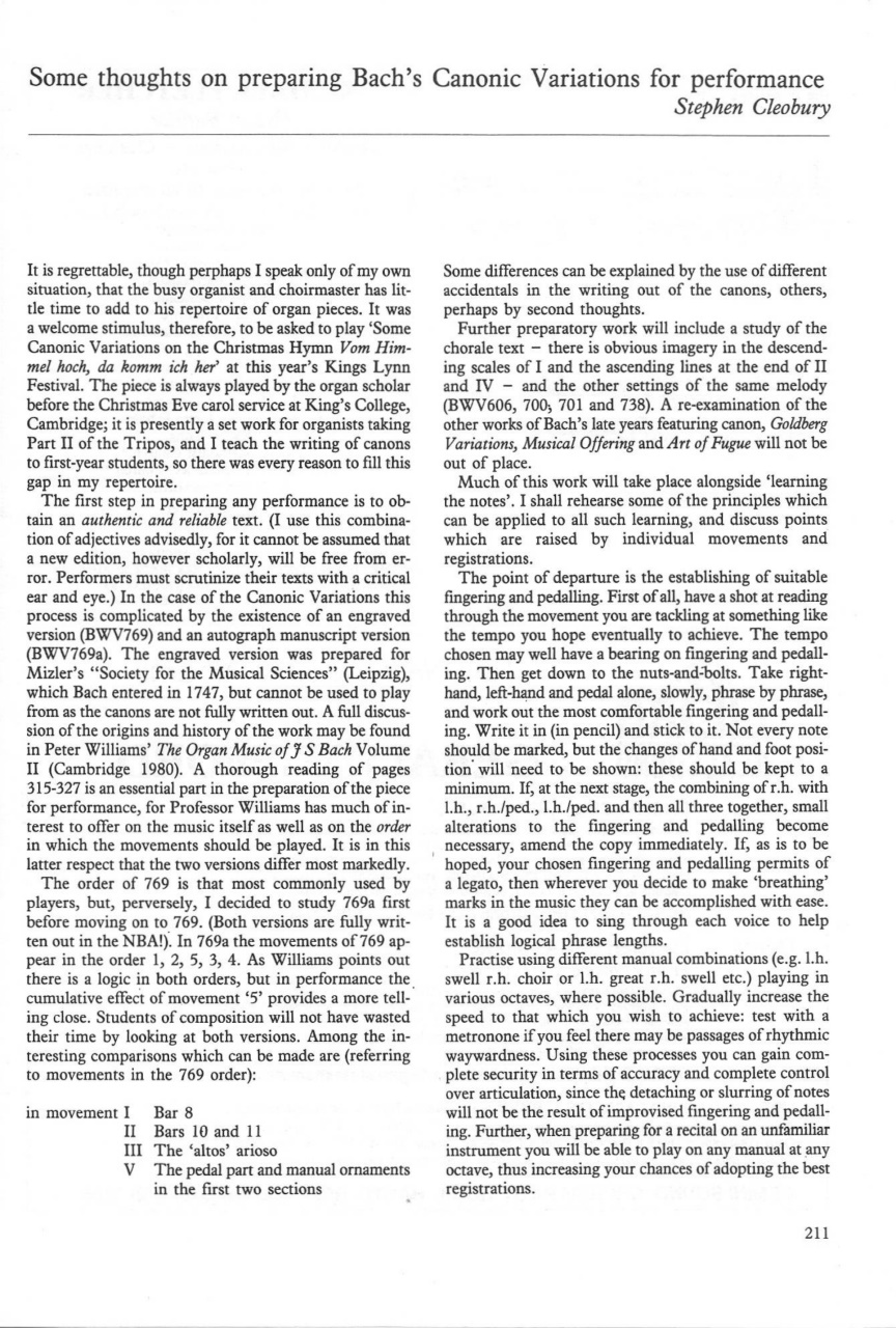 Organists' Review Preview Pages