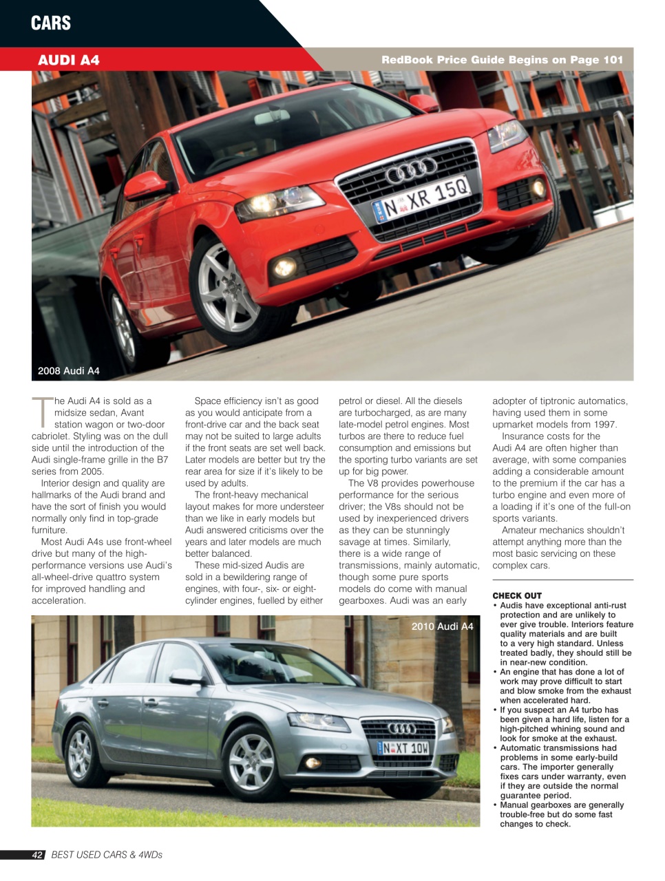 Australia's Best Used Cars and 4WDs Preview Pages