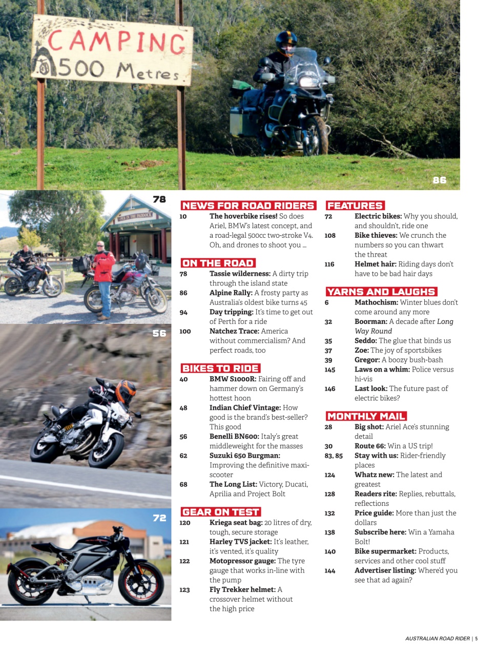 Australian Road Rider Preview Pages