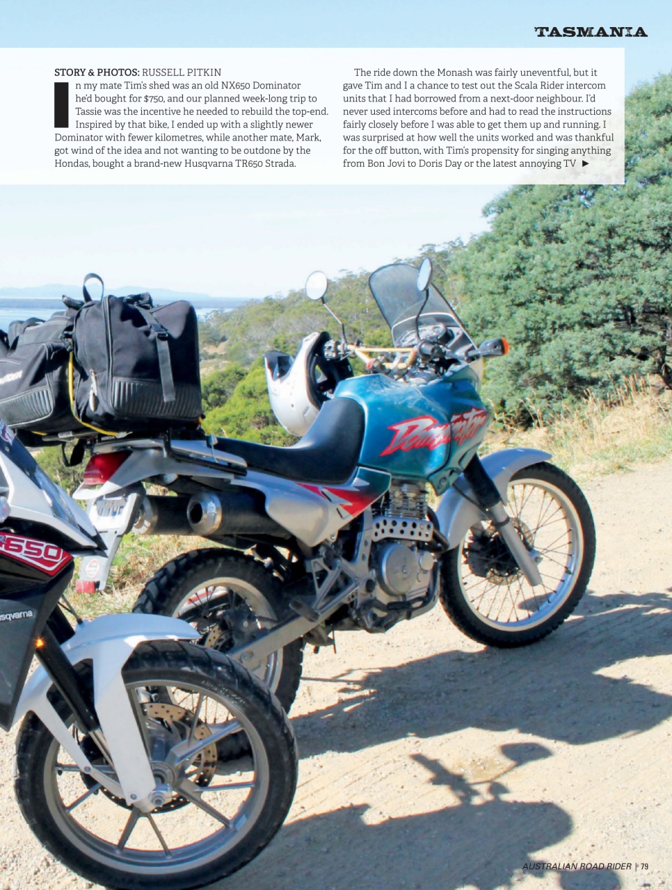Australian Road Rider Preview Pages