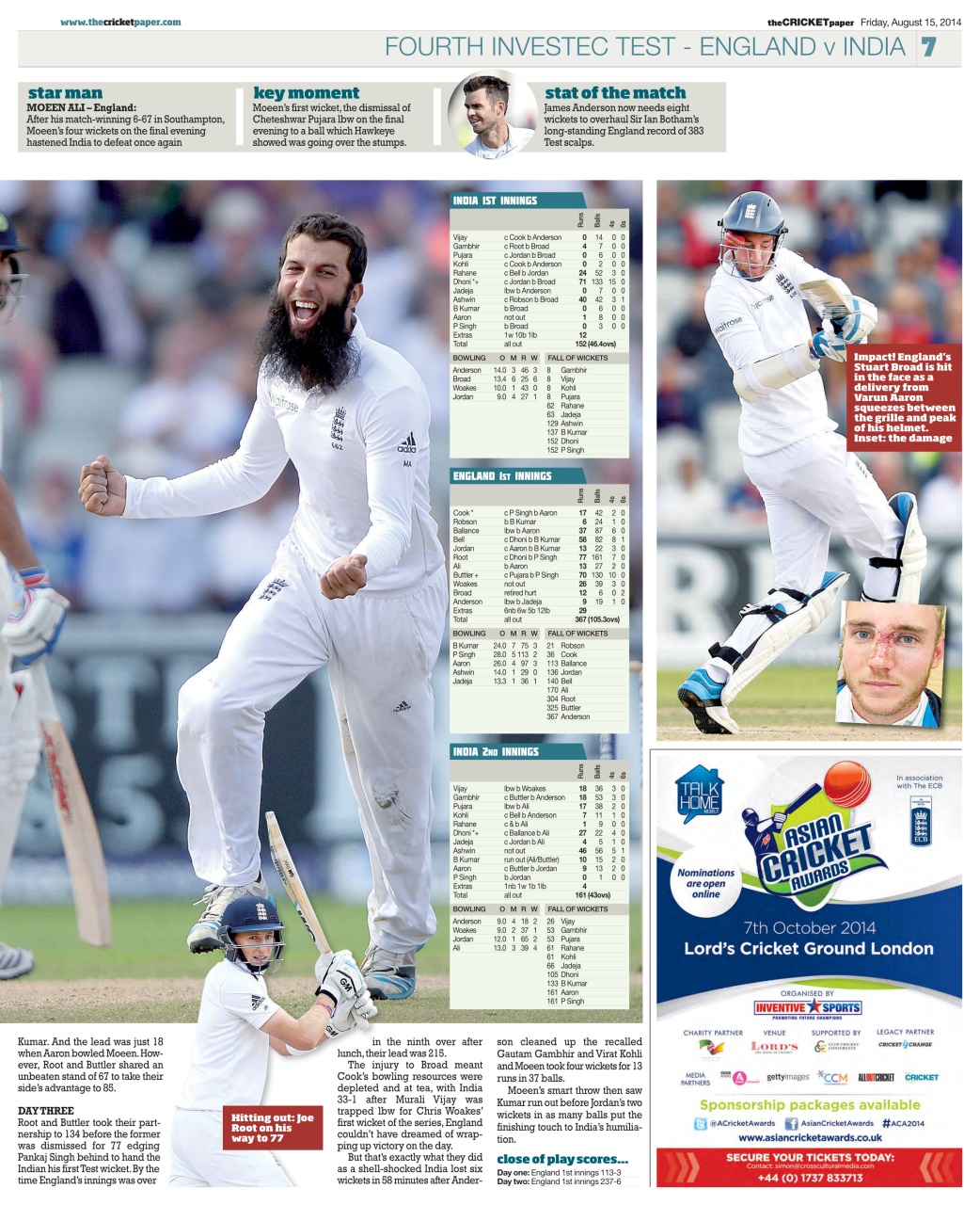 The Cricket Paper Preview Pages