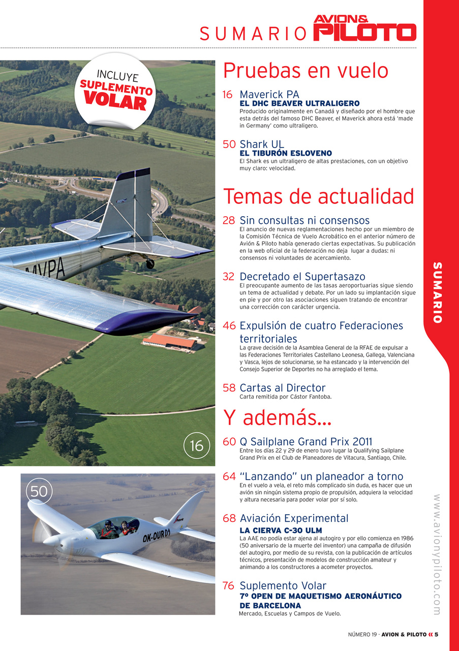 Revista Avion & Piloto Preview Pages