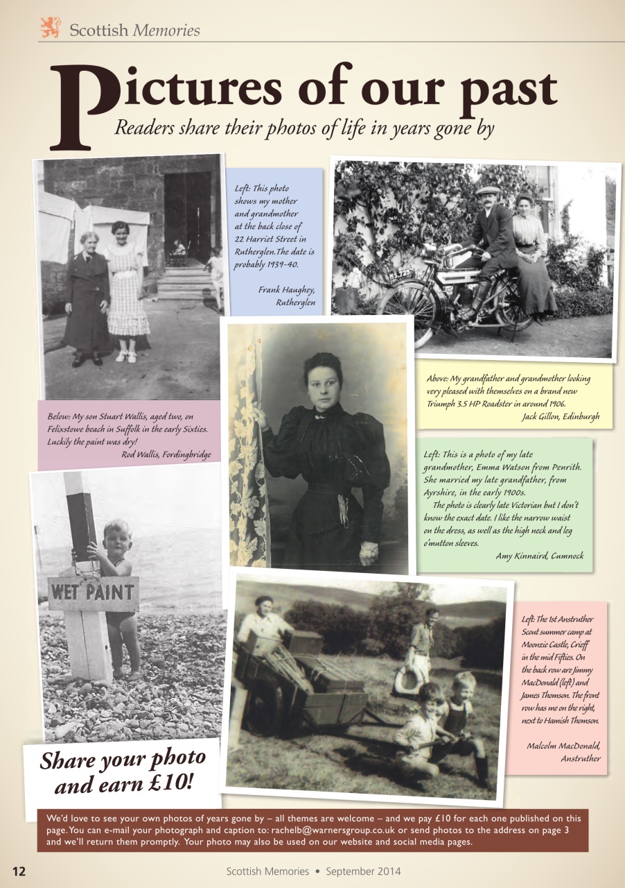 Scottish Memories Preview Pages