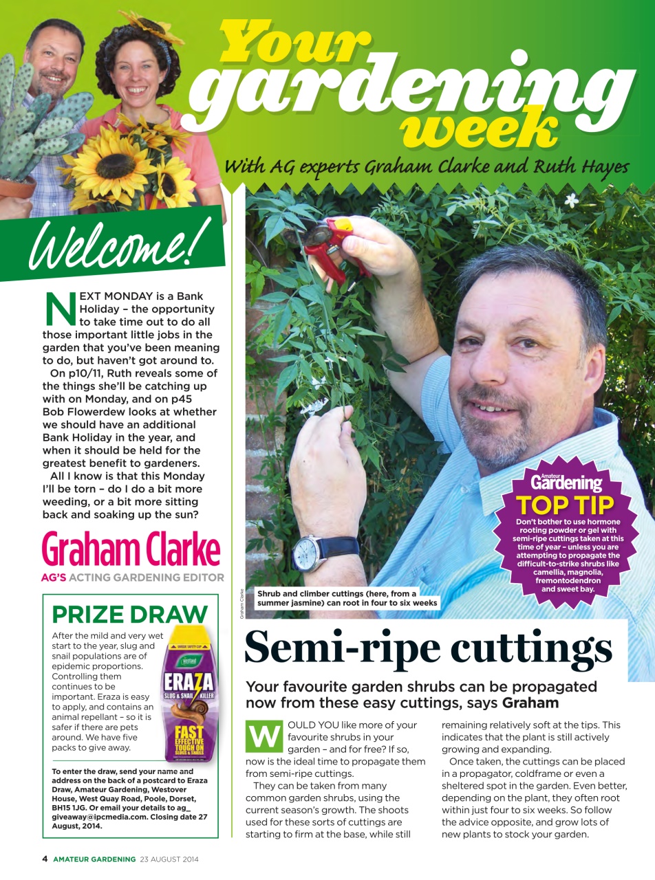 Amateur Gardening Preview Pages