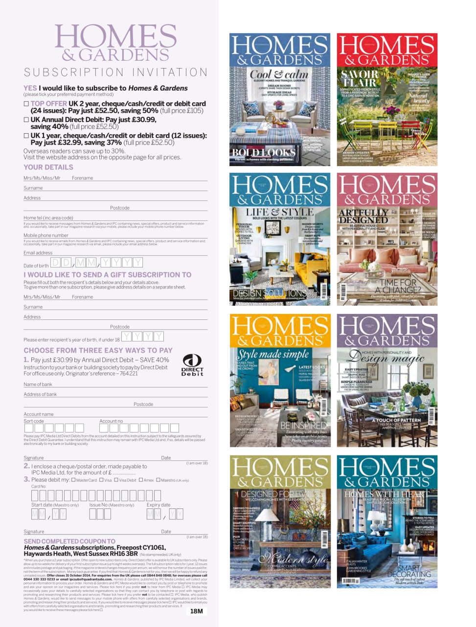Homes & Gardens Preview Pages