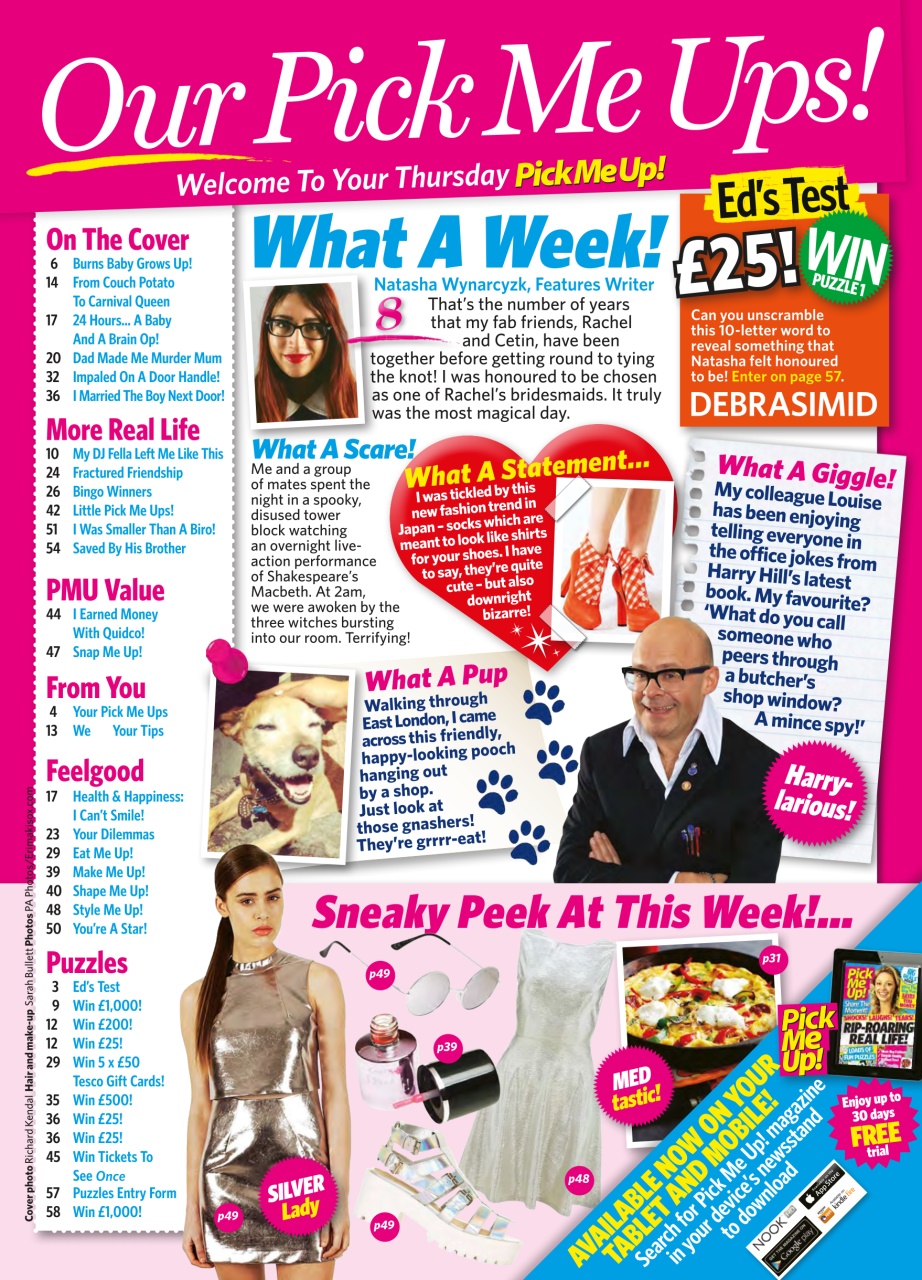 Pick Me Up Preview Pages