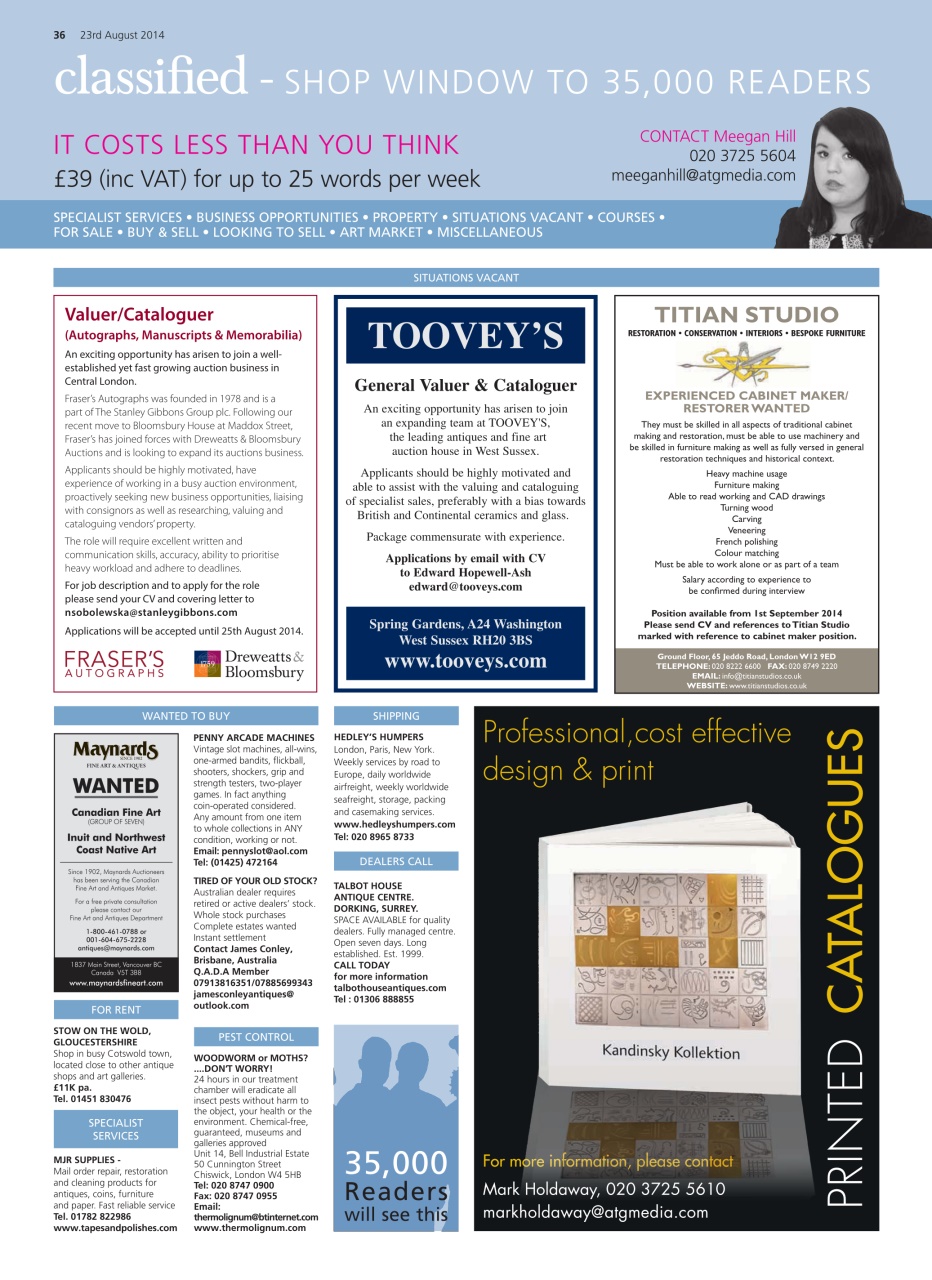 Antiques Trade Gazette Preview Pages