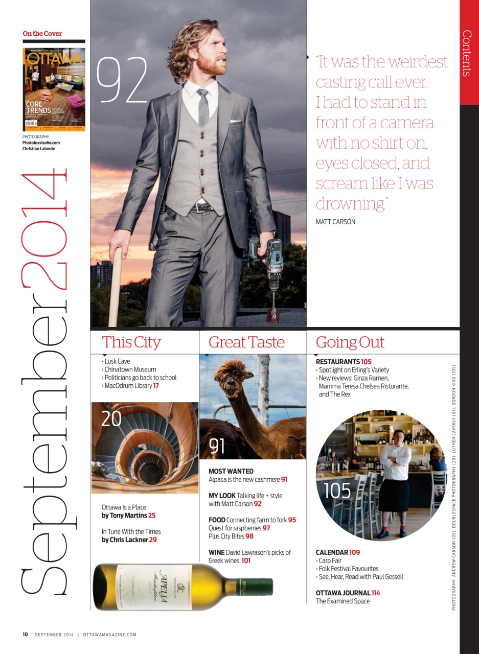 Ottawa Magazine Preview Pages
