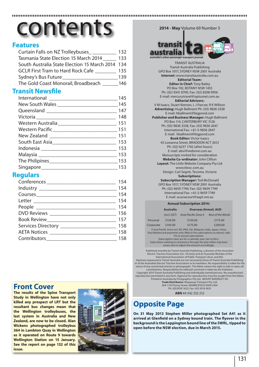 Transit Australia Preview Pages