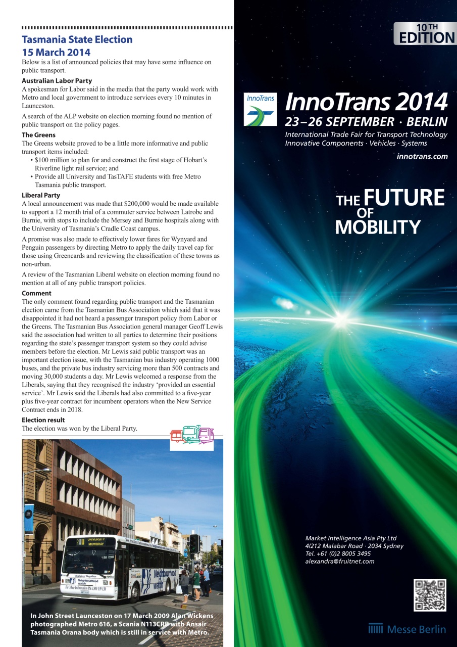Transit Australia Preview Pages