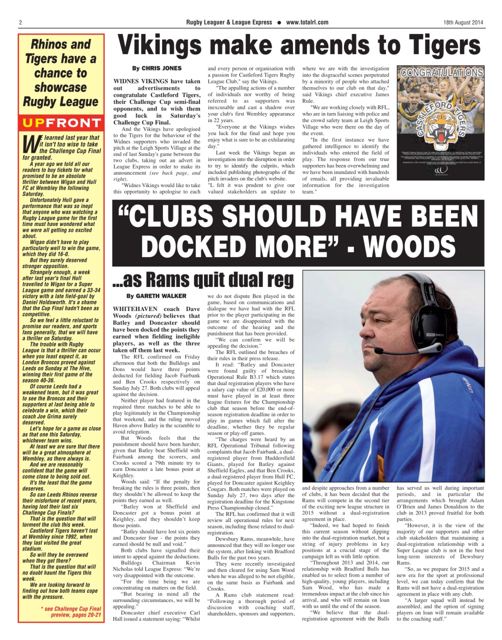 League Express Preview Pages