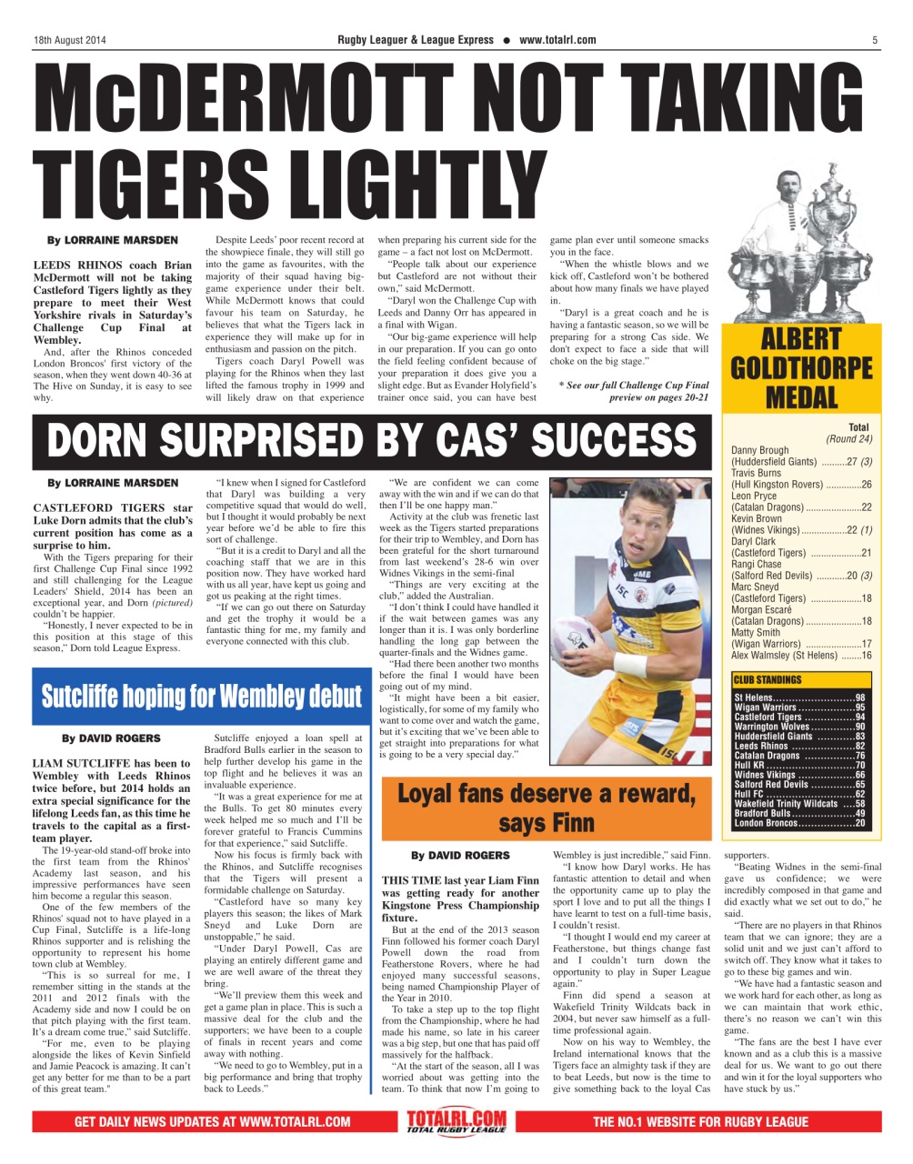 League Express Preview Pages