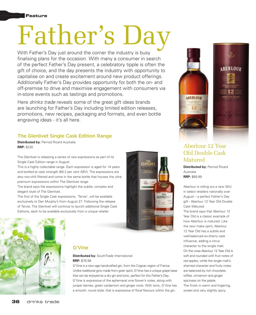 Drinks Trade Preview Pages