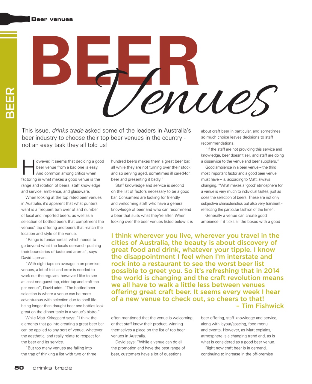 Drinks Trade Preview Pages