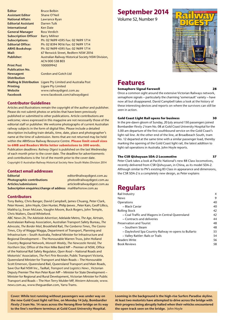 Railway Digest Preview Pages
