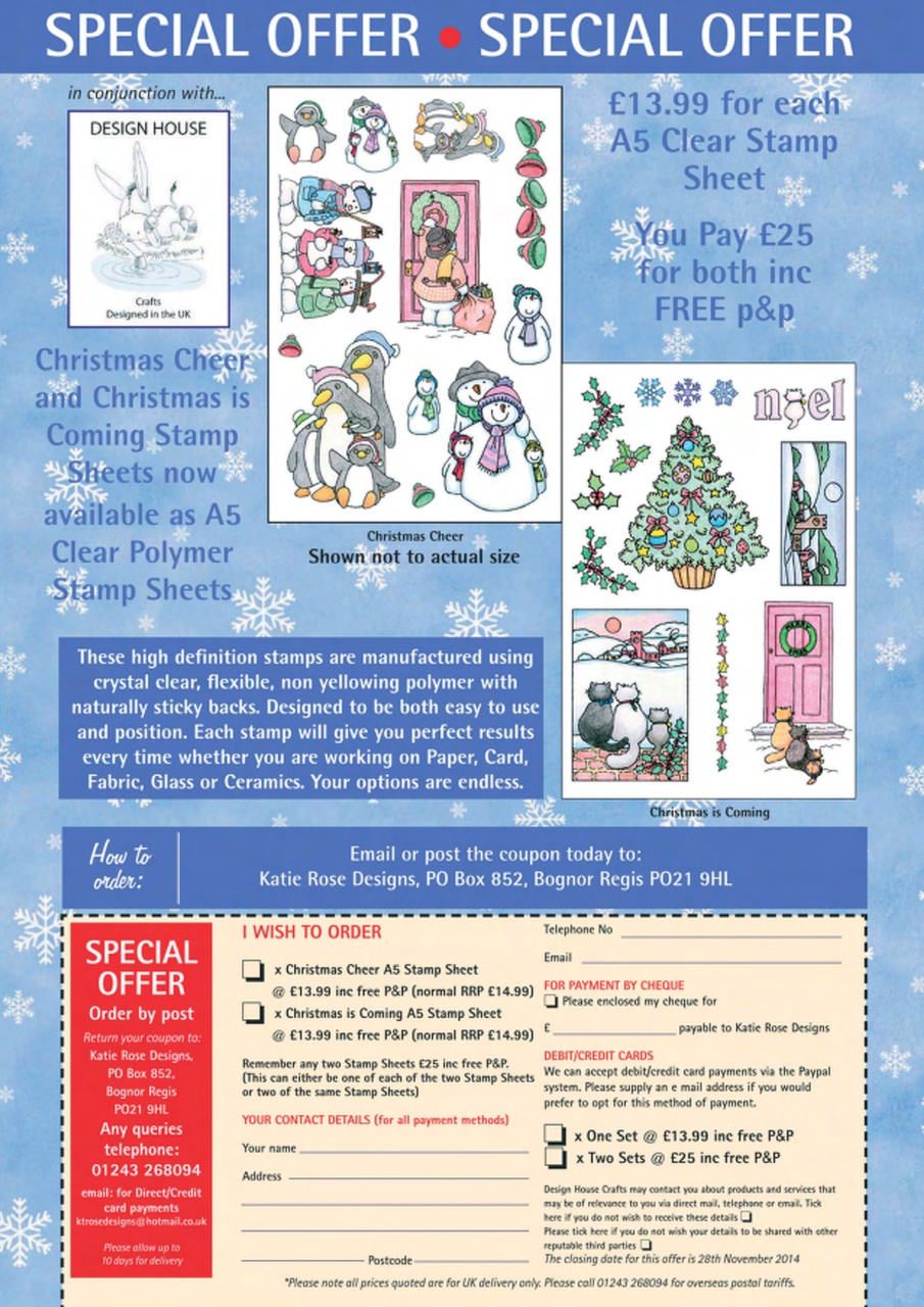 Craft Stamper Preview Pages